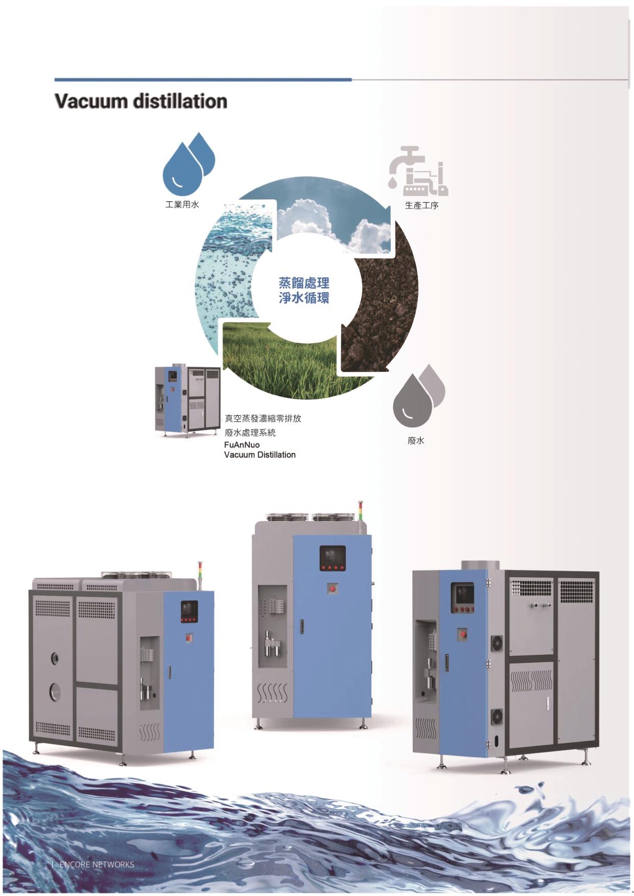 真空低溫蒸發濃縮零排放廢水處理系統